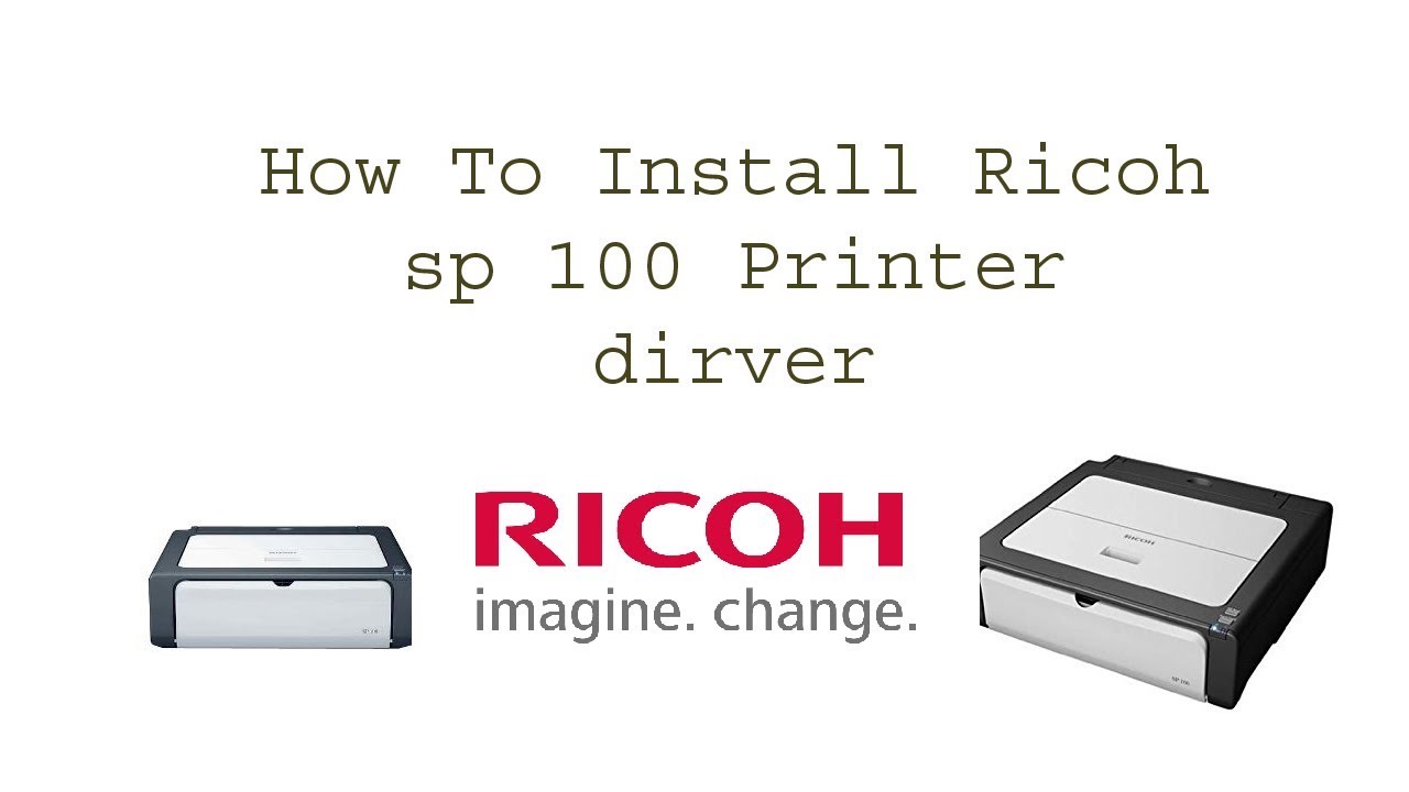 Драйвера для ricoh aficio sp 100su с официального сайта + инструкция по установке