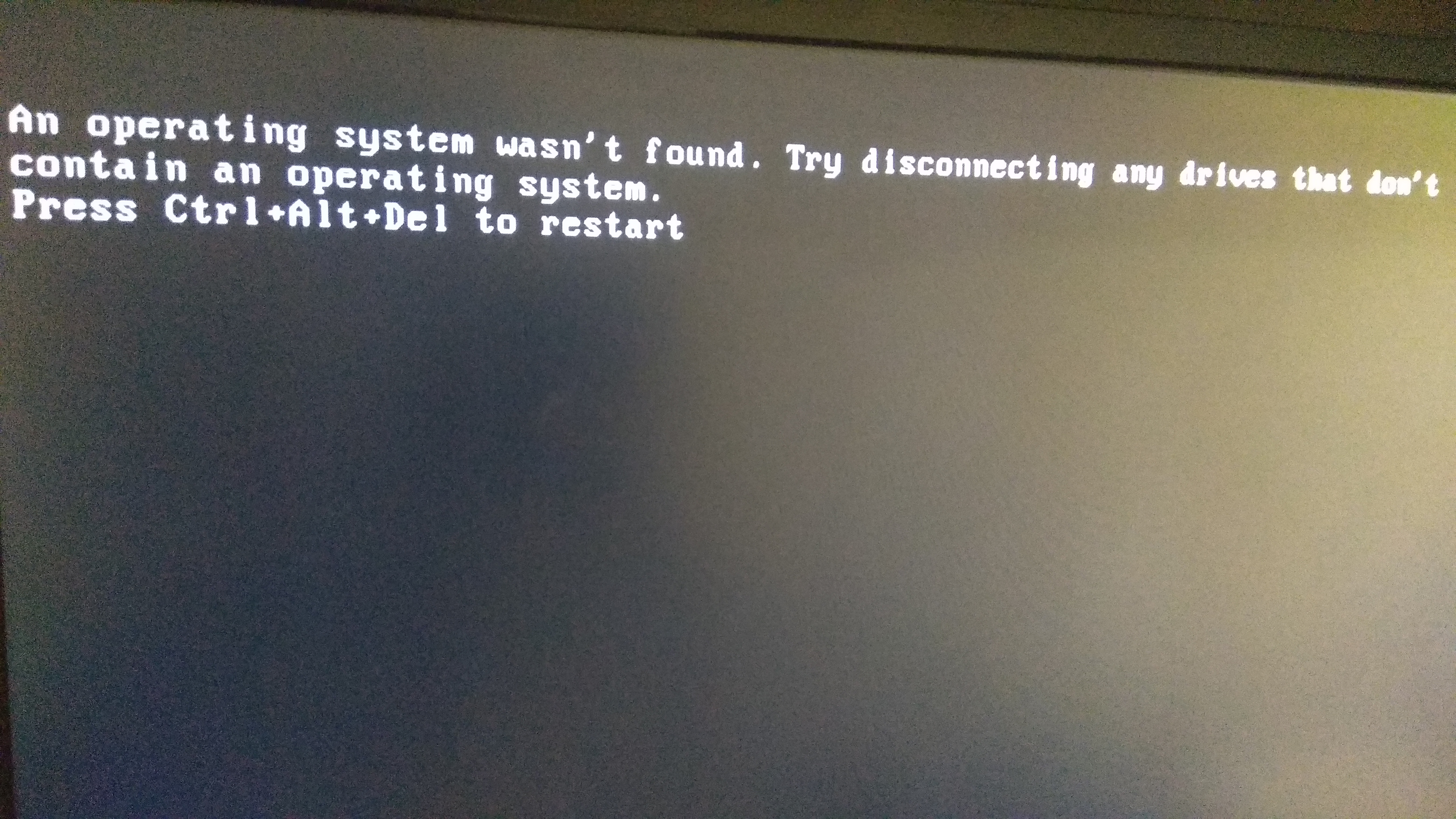 Как исправить ошибку «an operating system wasn’t found» при запуске windows 7, 8, 10?