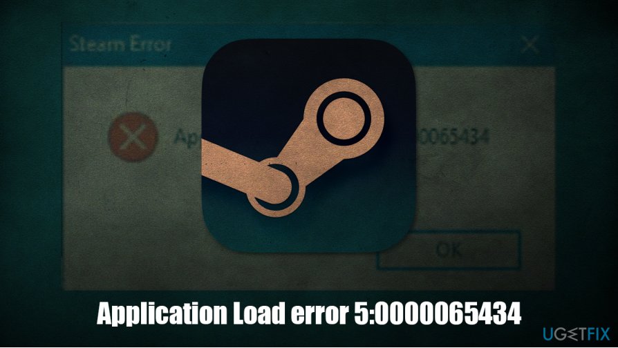 Исправляем ошибку application load error 5 0000065434
