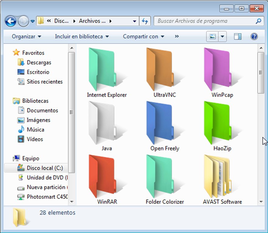 Бесплатное программное обеспечение для изменения цвета значка папки в windows 10 - windows 2022