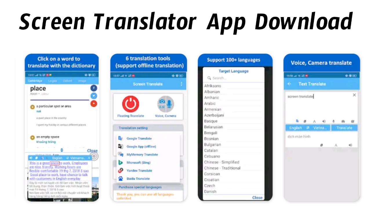 Инструмент screen translator - как пользоваться экранным переводчиком