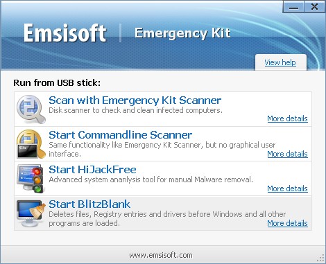 Emsisoft emergency kit — бесплатный пакет антивирусных утилит