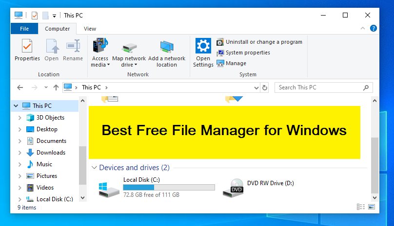 Файловый менеджер для windows 10: топ-12 лучших альтернатив проводника