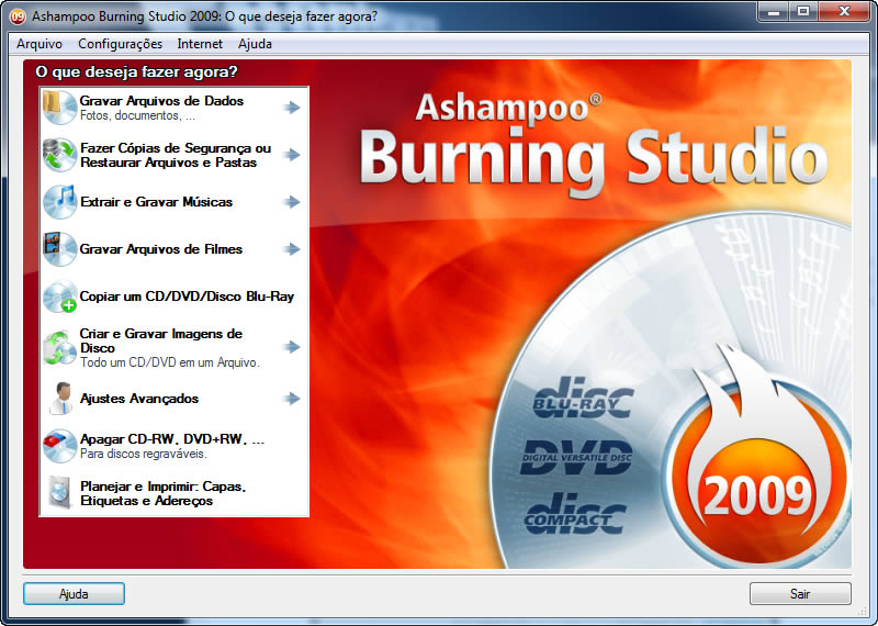 Ashampoo burning studio 6 free — бесплатная программа для записи дисков