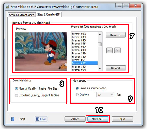 Как сделать гифку из видео | конвертер видео в gif