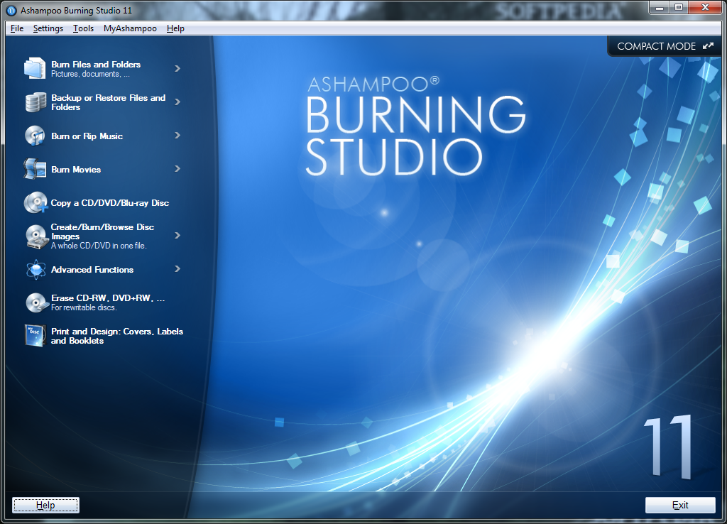 Создание диска с dvd меню в ashampoo burning studio