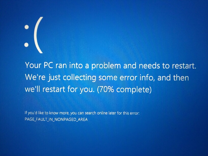 How to fix the ‘page fault in nonpaged area’ error in windows 10?