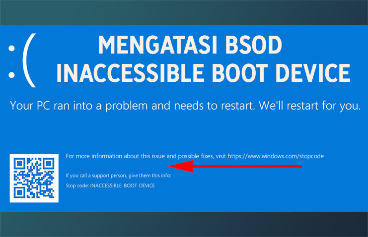 Как исправить код остановки inaccessible boot device при загрузке windows 10