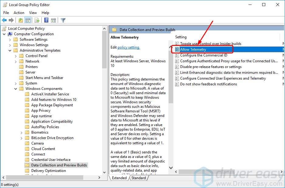 Fix microsoft compatibility telemetry high cpu usage (compattelrunner.exe)
