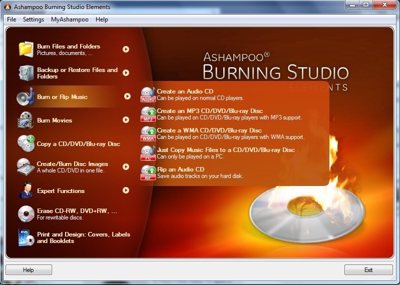 Ashampoo burning studio скачать бесплатно для windows 7