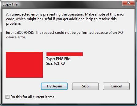 Как исправить ошибку 0x8007045d при установке windows 7