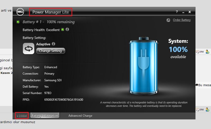 Программа battery. Battery dell 4xkn. Утилита Battery Life. Battery для ноутбука. Калибровка батареи ноутбука.
