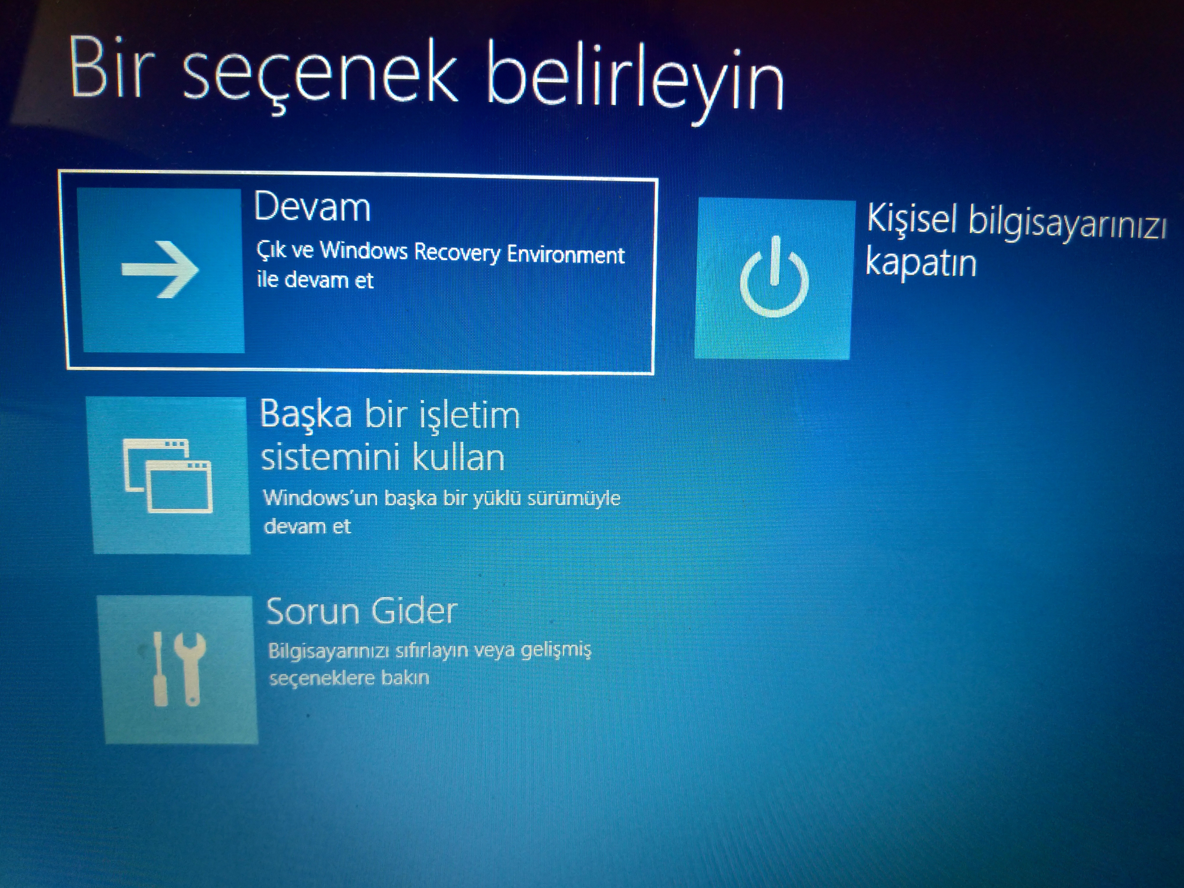 Windows Recovery environment