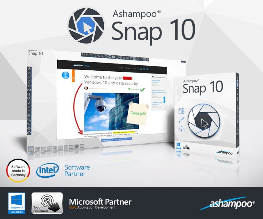 Захват скриншотов и видео с монитора - ashampoo snap 10.1.0 repack (&portable) tryroom скачать через торрент