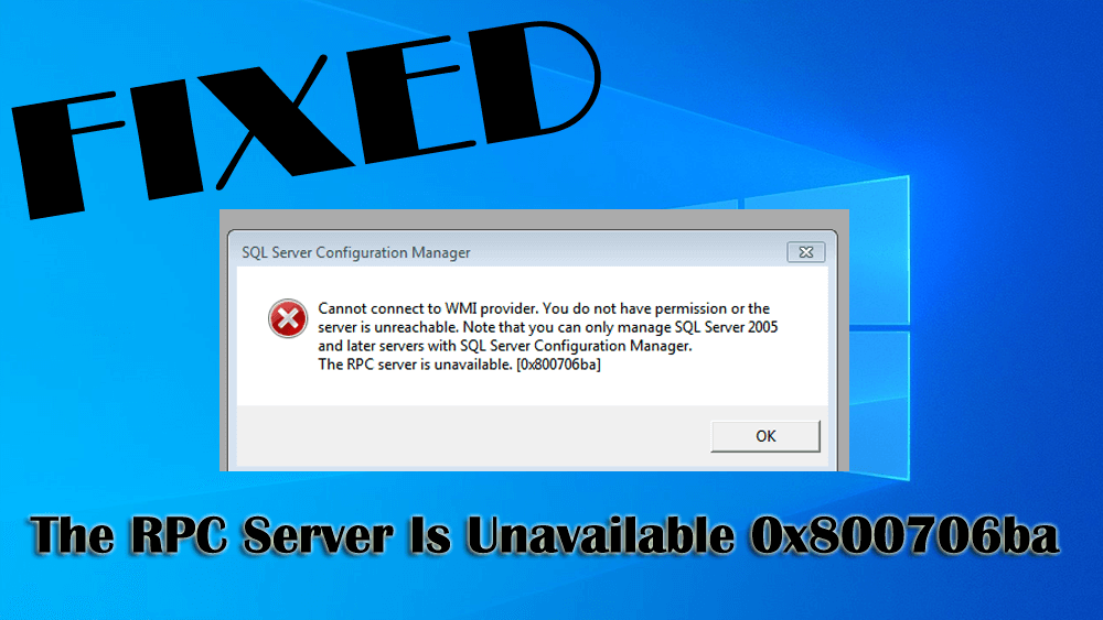 Как исправить ошибку rpc сервера в windows xp