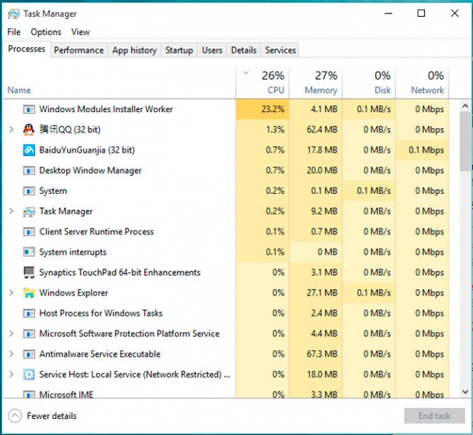 Windows modules installer worker грузит процессор windows 10