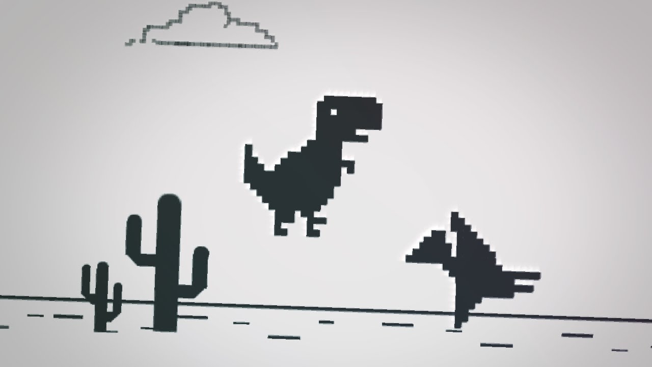 Вот как играть в игру про динозавров chrome онлайн