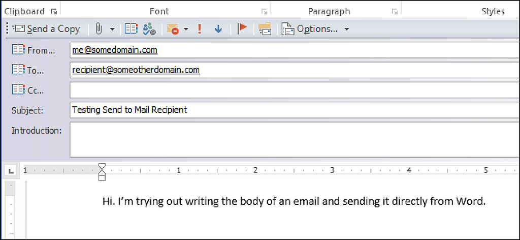 Как отправить документ в ворде на электронную почту?