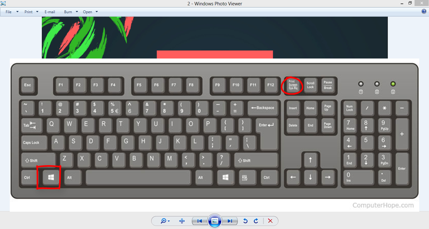 Как сделать скриншот картинки на компьютере с помощью клавиатуры