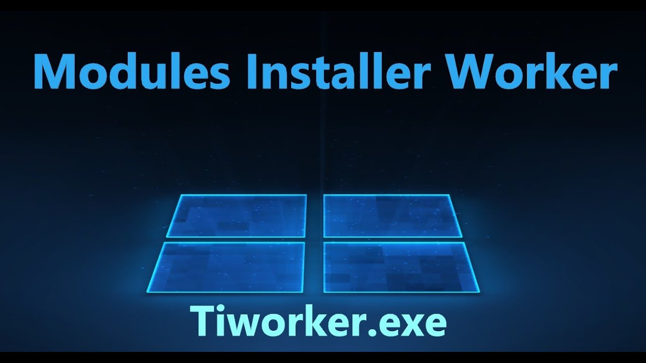 Windows modules installer worker (tiworker.exe) грузит систему windows 10