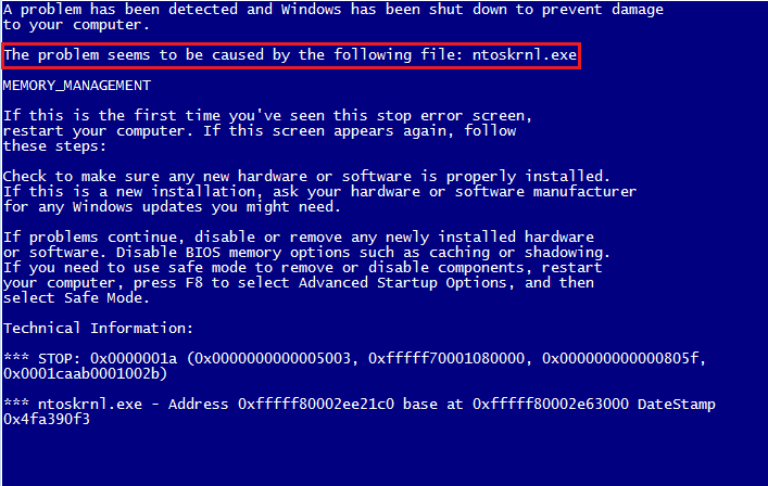 Ntoskrnlexe синий экран Windows: как избавиться от ошибки Так как файл является системным, то просто заменить его не получится, да и найти его сложно И даже не всегда проблема ntoskrnlexe синий экран заключается именно в файле
