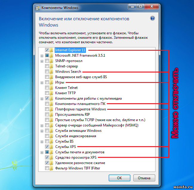 Каждая версия Windows несет в себе определенный набор установленных программ, функций и приложений, при этом пользователь может отключить удалить ненужные особенности, или добавить те, которые нужны, но не установлены по умолчанию
