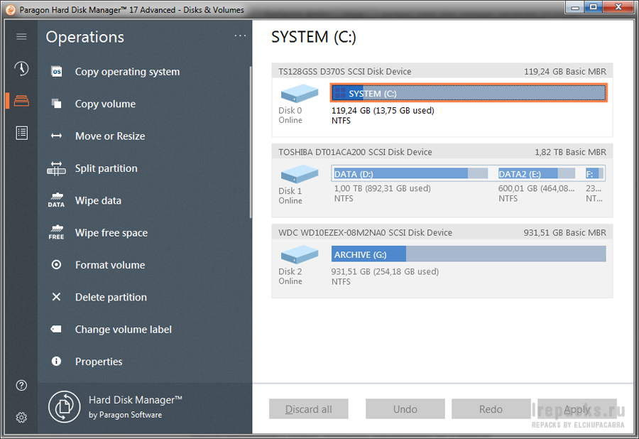 Иллюстрированное скриншотами описание операции миграции Windows на другой подключённый жёсткий диск компьютера, в частности SSD-накопитель