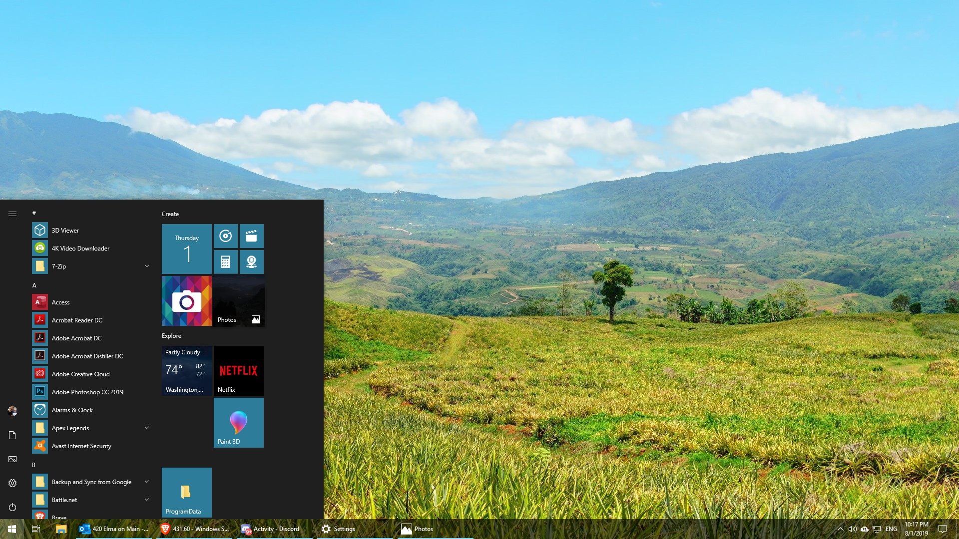 Windows 10 экран фото. Windows 10 taskbar. Taskbar в виндовс это. Слайд шоу виндовс 7. Фотографирую виндовс.