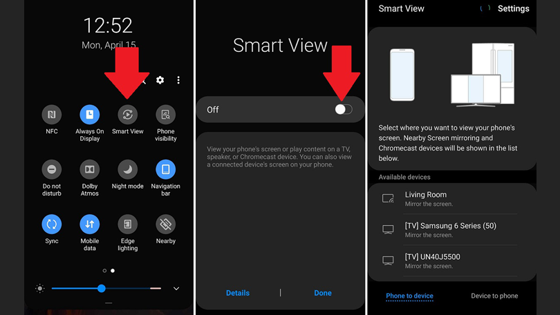 Подключение smart view к samsung и что делать, если приложение не видит телевизор