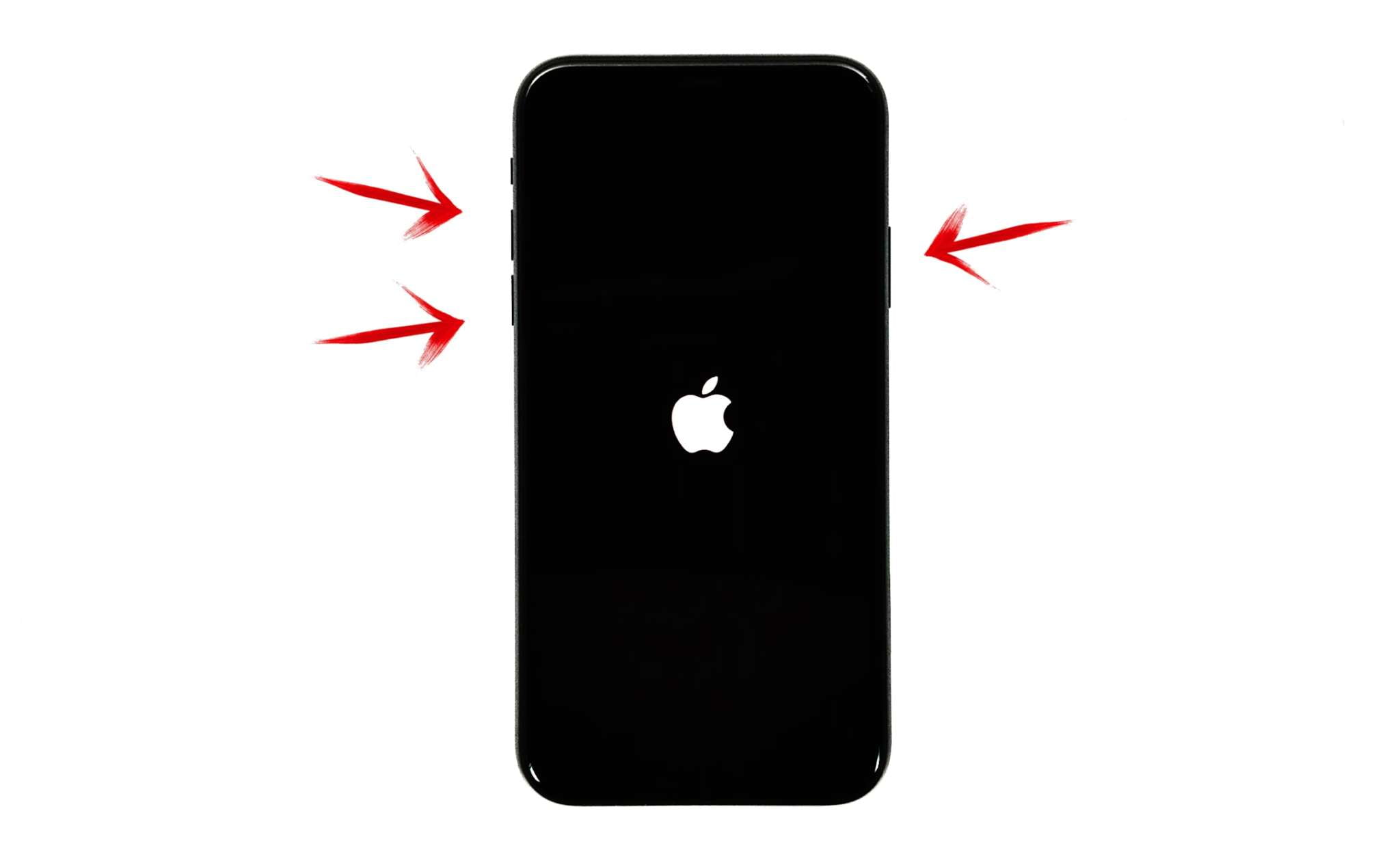 Айфон не включается, черный экран — что делать